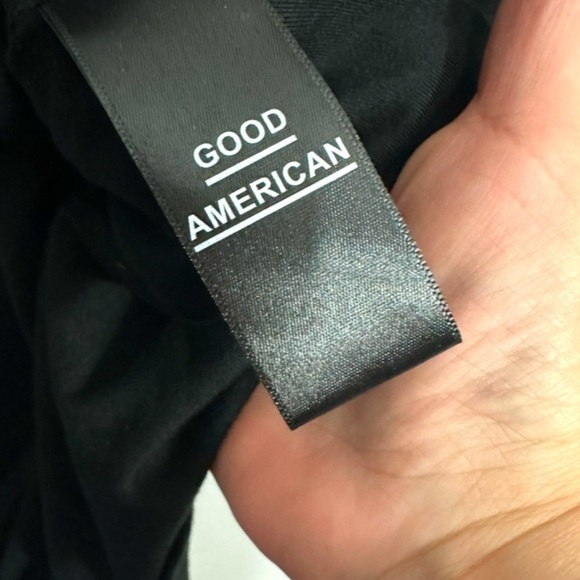 Good American Black Bodycon Mock Neck Dress - Picture 5 of 7